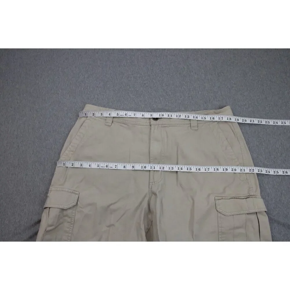 Columbia Shorts Mens 36 Beige 100%‎ Cotton Cargo Omni-Shade 10